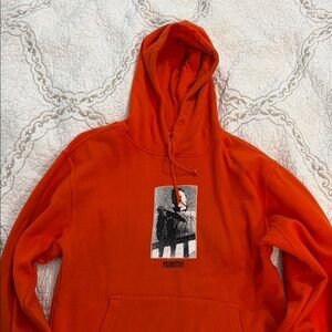 Primitive Orange Graphic Hoodie Size M
